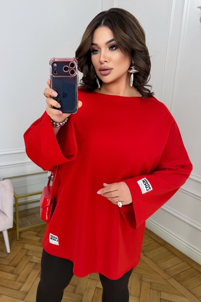 Лонгслів "Каталіна" червоний