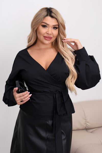 Блуза "Міледі" чорна