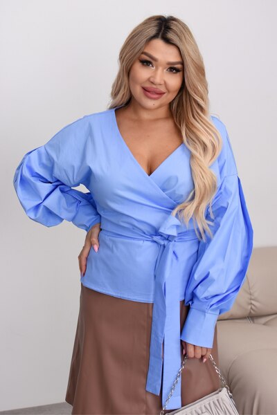 Блуза "Міледі" голуба
