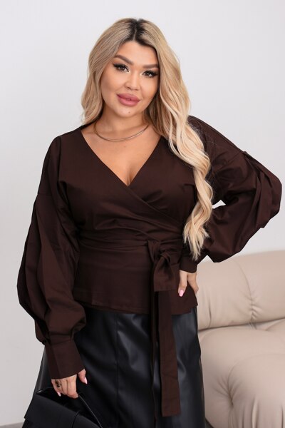 Блуза "Міледі" шоколад