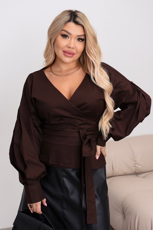 Блуза "Міледі" шоколад