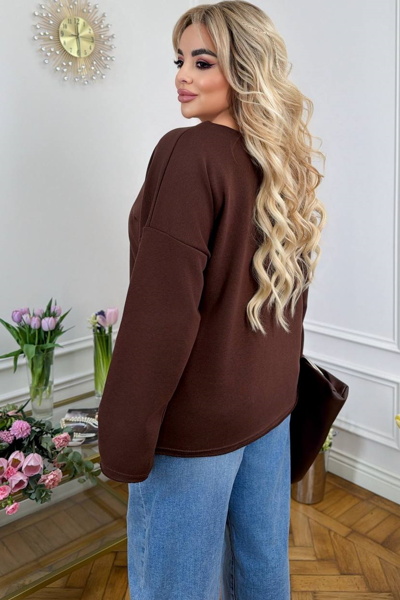 Кофта "Силует" шоколад