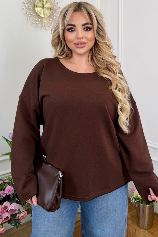 Кофта "Силует" шоколад