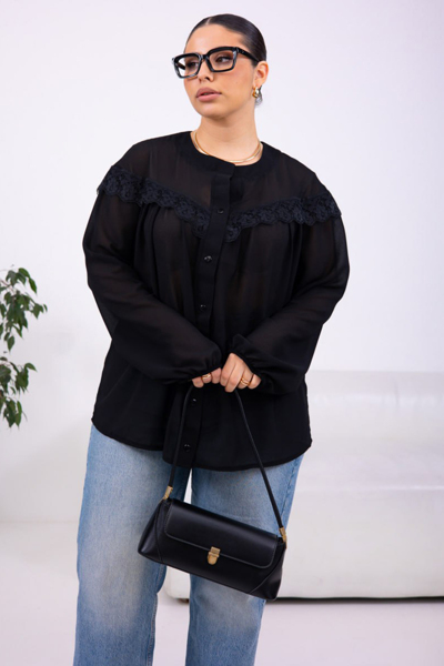 Блуза "Анет" чорна