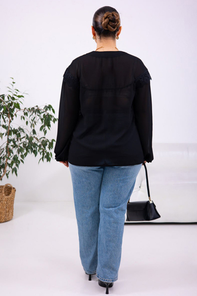 Блуза "Анет" чорна