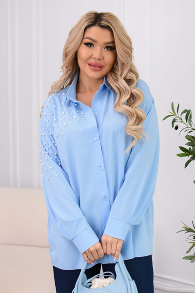 Сорочка "Бельву" блакитна