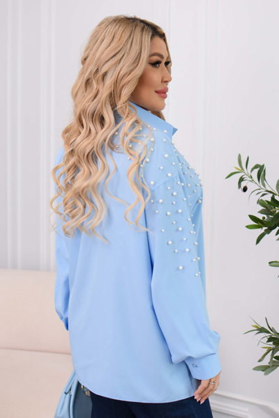 Сорочка "Бельву" блакитна