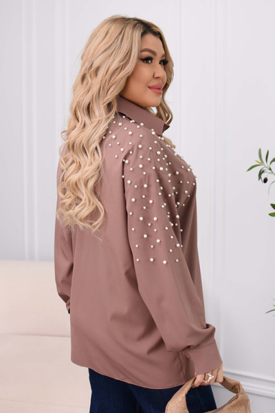 Сорочка "Бельву" мокко