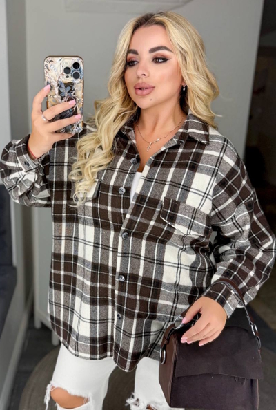 Тепла сорочка "Ферізе" шоколад