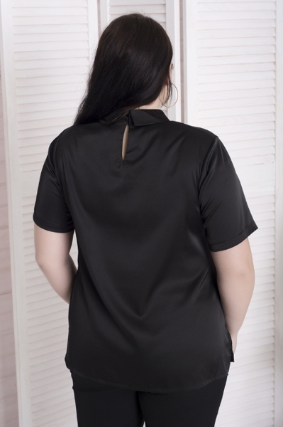 Блуза великих розмірів "Міранда" чорна