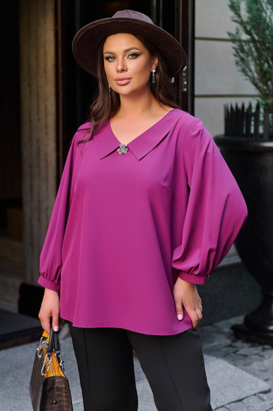 Блуза "Медея" фіолетова