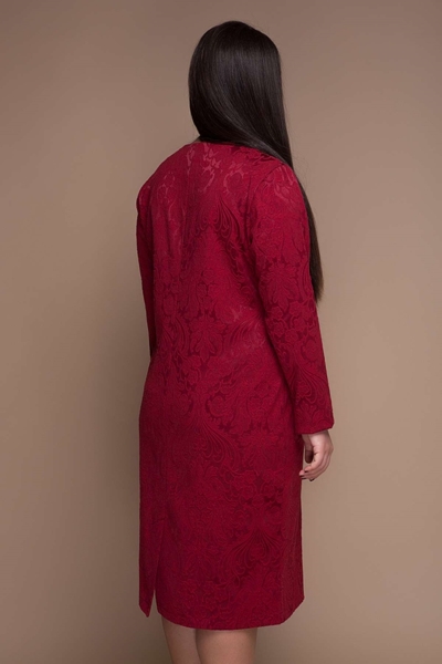 Плаття великих розмірів "Сімона" бордо