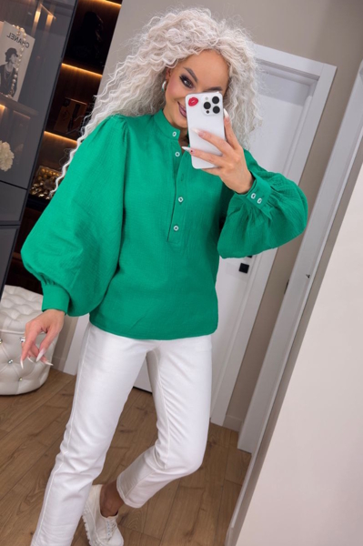 Блуза "Лола" зелена