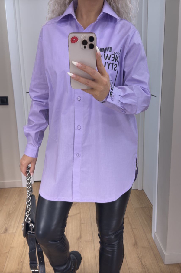 Сорочка "Мішель" лаванда