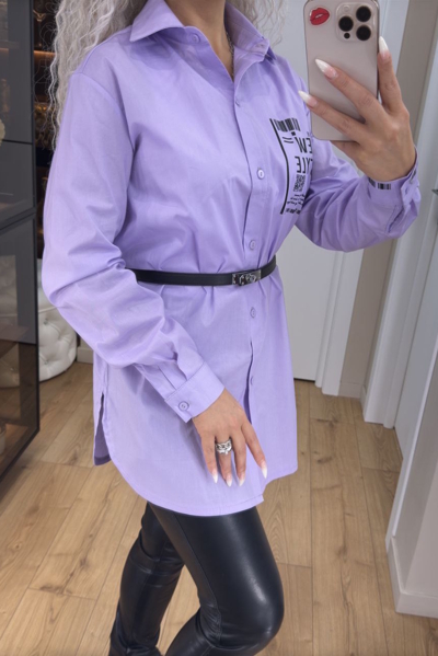 Сорочка "Мішель" лаванда