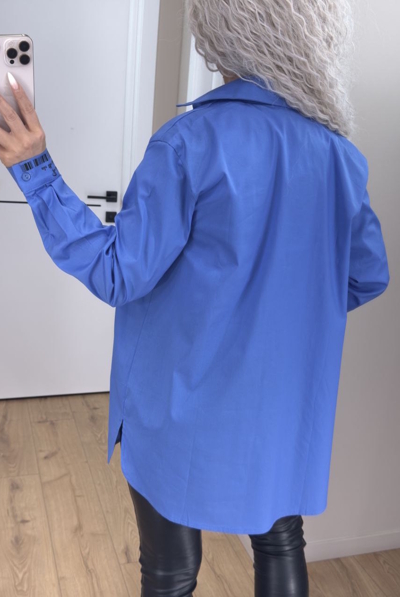 Сорочка "Мішель" синя