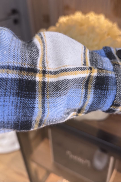 Тепла сорочка "Міледі" голуба