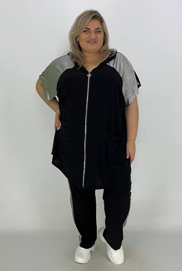 Літній костюм "Касія" чорний