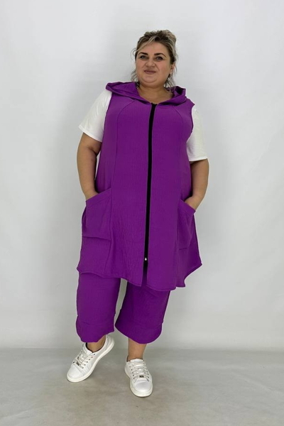 Літній костюм "Яринка" фіолетовий