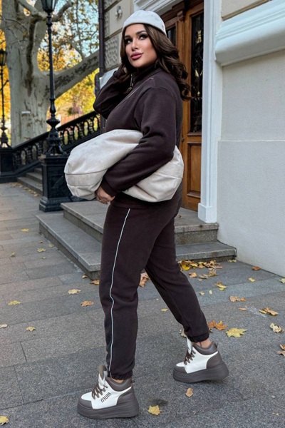 Теплий костюм "Бруклін" шоколад