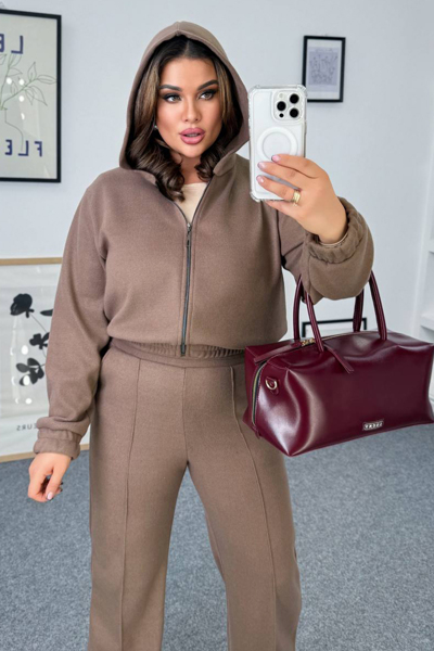 Костюм з ангори "Емма" шоколад