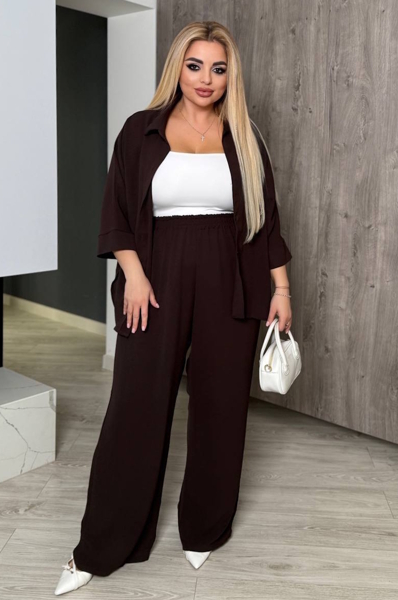 Літній костюм "Мартін" шоколад