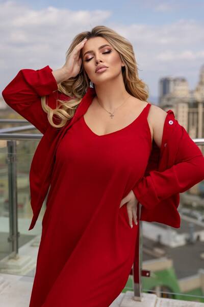 Комплект "Олівія" червоний