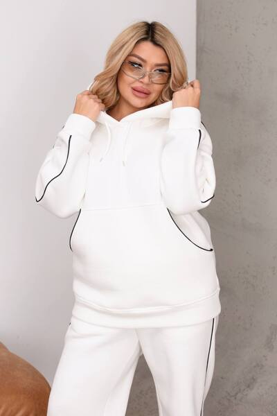 Теплий костюм "Вікторія" білий