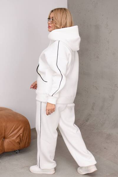 Теплий костюм "Вікторія" білий