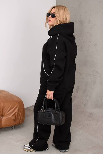 Теплий костюм "Вікторія" чорний