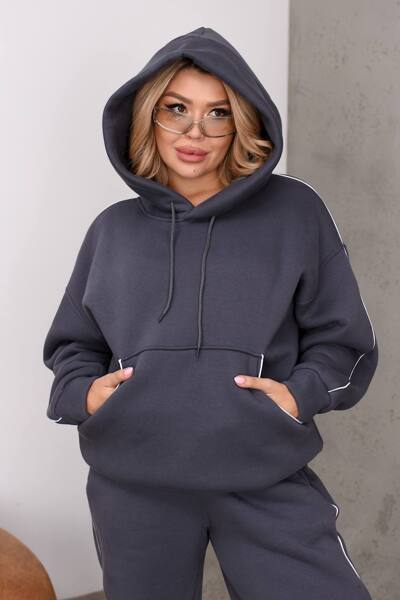 Теплий костюм "Вікторія" графіт