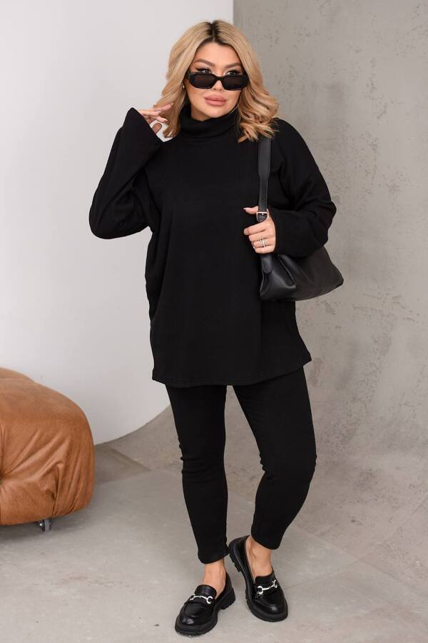 Костюм з ангори "Віолетта" чорний