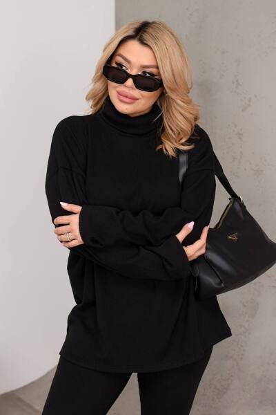 Костюм з ангори "Віолетта" чорний