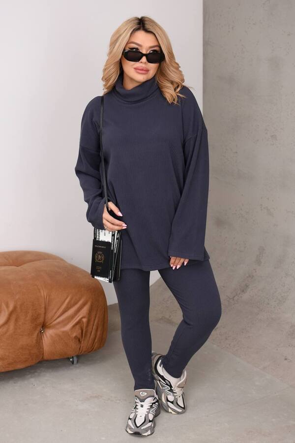 Костюм з ангори "Віолетта" графіт