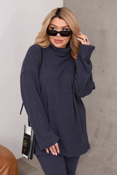 Костюм з ангори "Віолетта" графіт