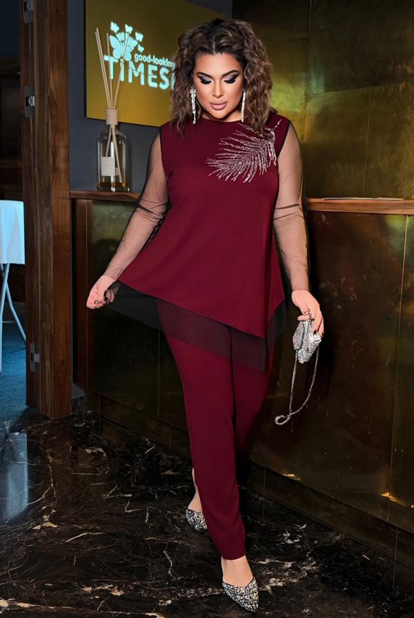 Костюм "Сакура" бордо