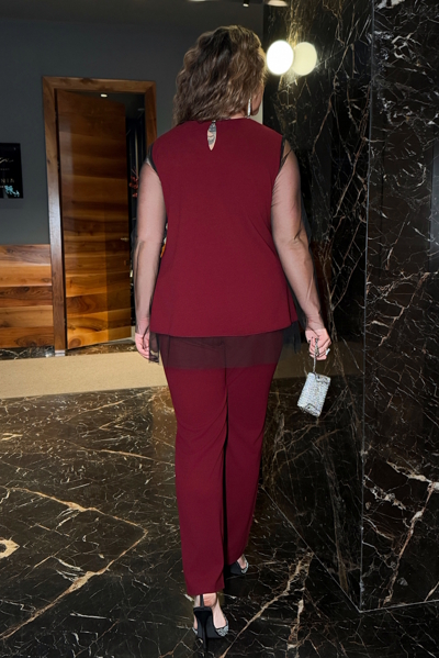 Костюм "Сакура" бордо