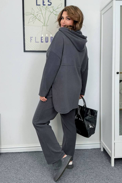 Теплий костюм "Бегонія" графіт