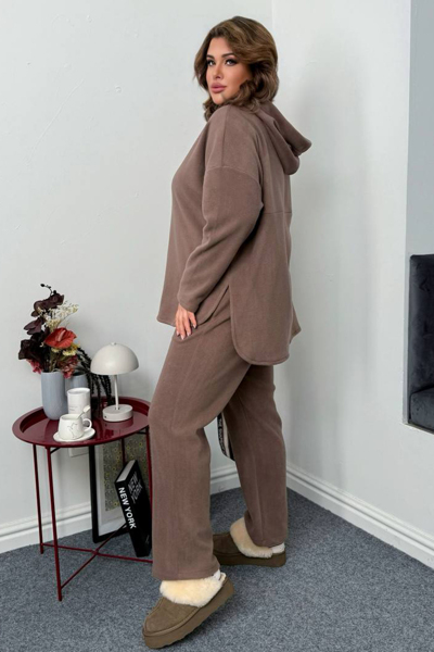 Теплий костюм "Бегонія" капучино