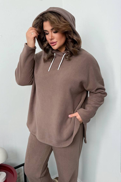 Теплий костюм "Бегонія" капучино