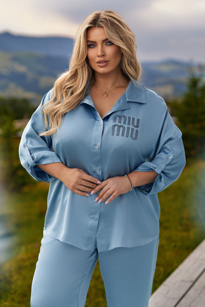 Костюм "Віа" блакитний