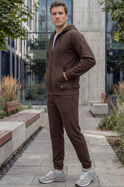 Чоловічий спортивний костюм "Сенс" шоколад