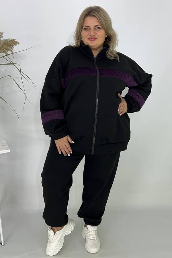 Теплий костюм "Ешлі" фіолетовий