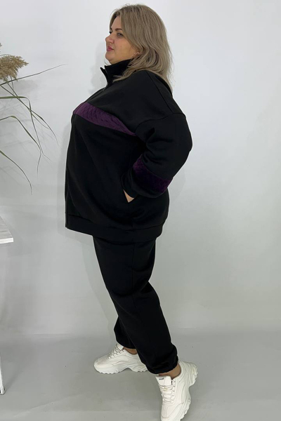 Теплий костюм "Ешлі" фіолетовий