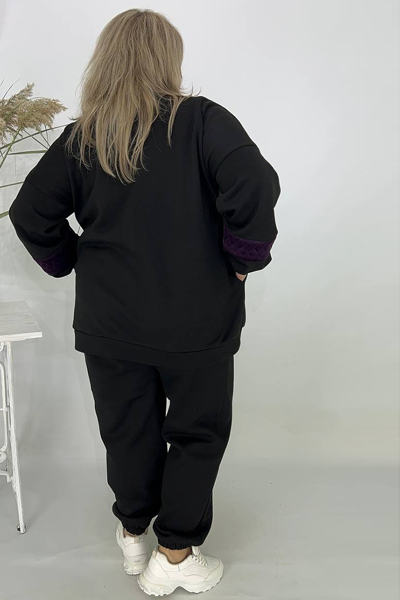 Теплий костюм "Ешлі" фіолетовий