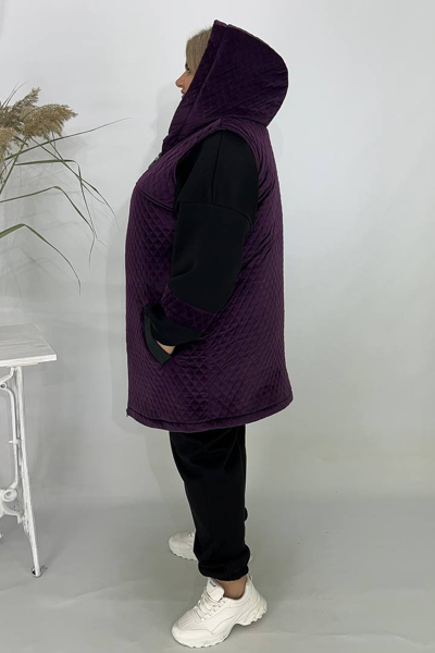 Теплий костюм "Палермо" фіолетовий