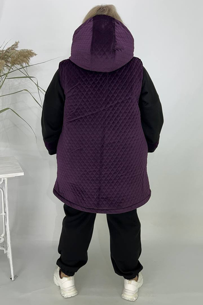Теплий костюм "Палермо" фіолетовий