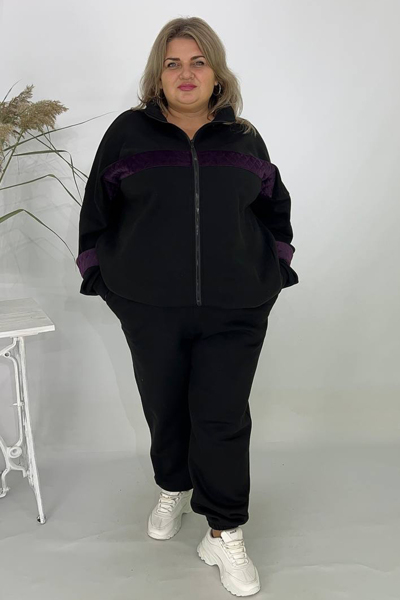 Теплий костюм "Палермо" фіолетовий