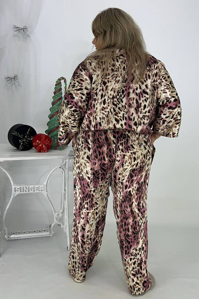 Костюм "Прага" з леопардовим принтом