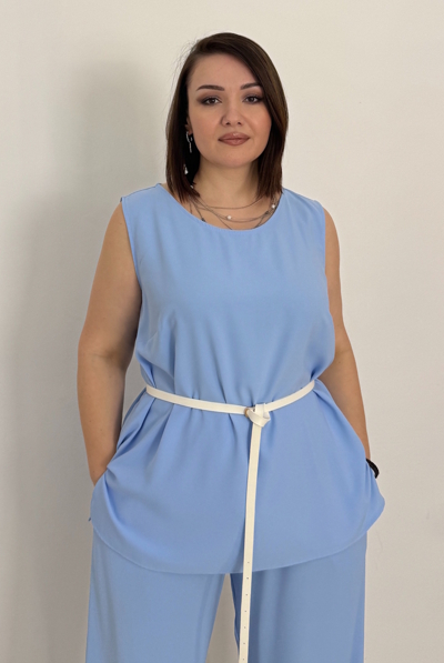 Костюм-трійка "Емелі" голубий